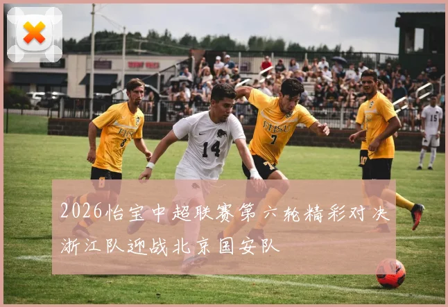 2026怡宝中超联赛第六轮精彩对决浙江队迎战北京国安队